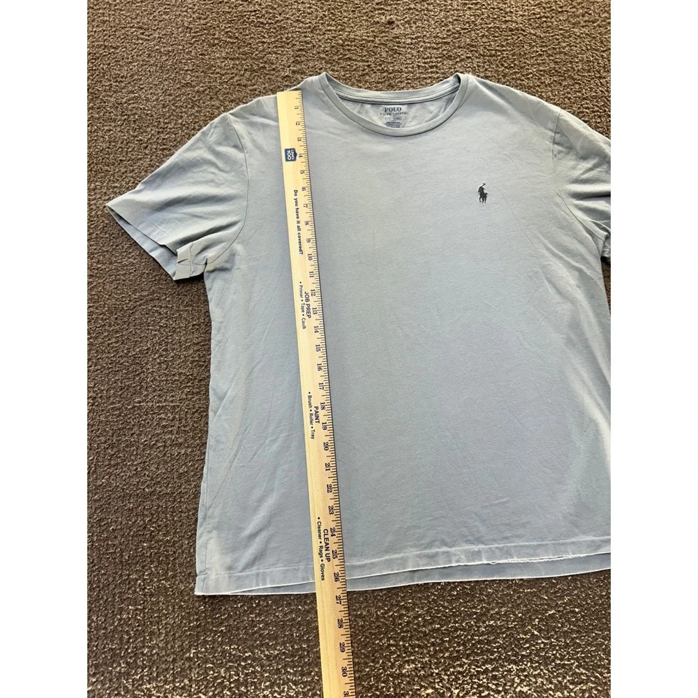 Polo Ralph Lauren Mens Light Blue Crew Neck Short Sleeve T-Shirt Size L